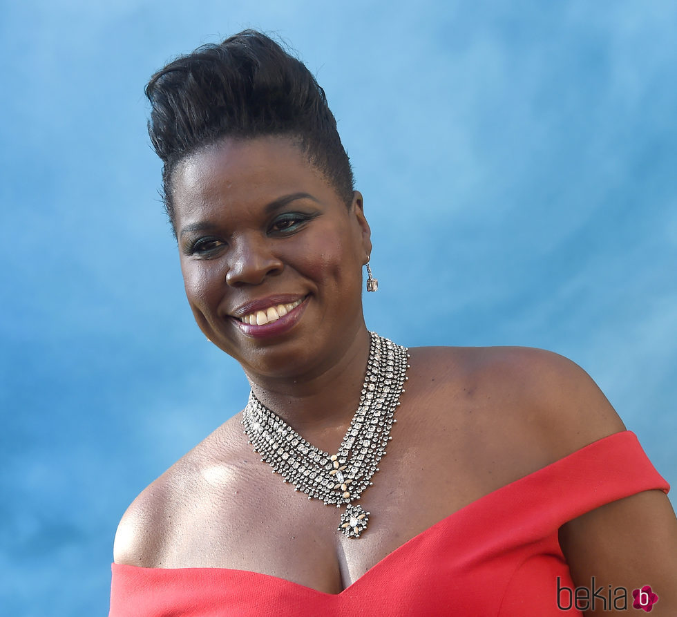 Leslie Jones en la premiere de 'Ghostbusters'