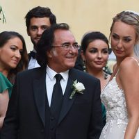 Albano Carrisi en la boda de su hija Carrisi Cristel