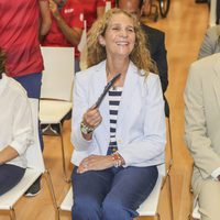 La Infanta Elena en la despedida a los deportistas paralímpicos de Rio 2016