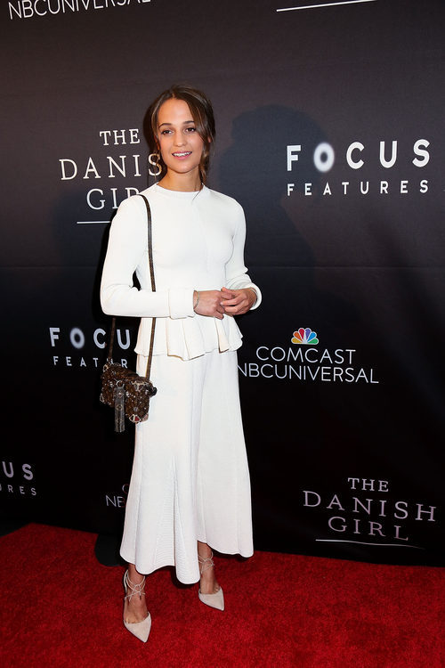 Alicia Vikander en la premiere de 'La chica danesa' en Washington DC