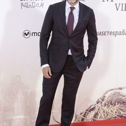 Fernando Tejero en el estreno de 'Un monstruo viene a verme'