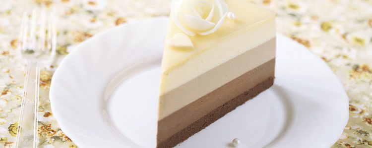 Un dulce delicioso listo para servir[