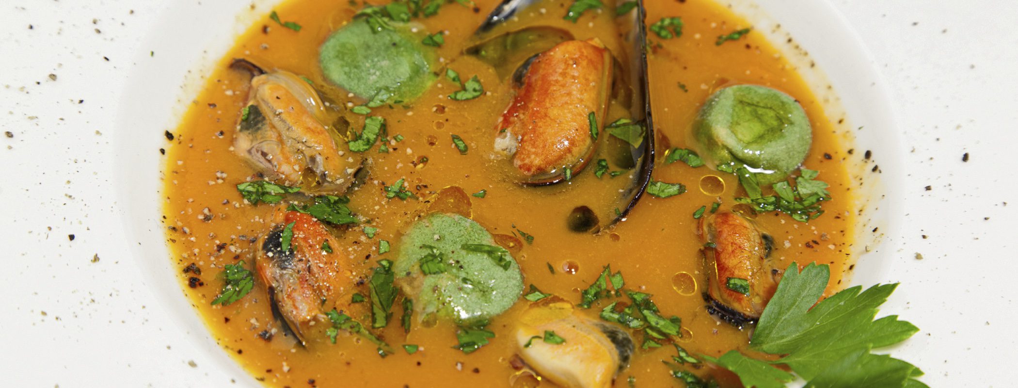 Entrantes de Navidad: Crema de mejillones