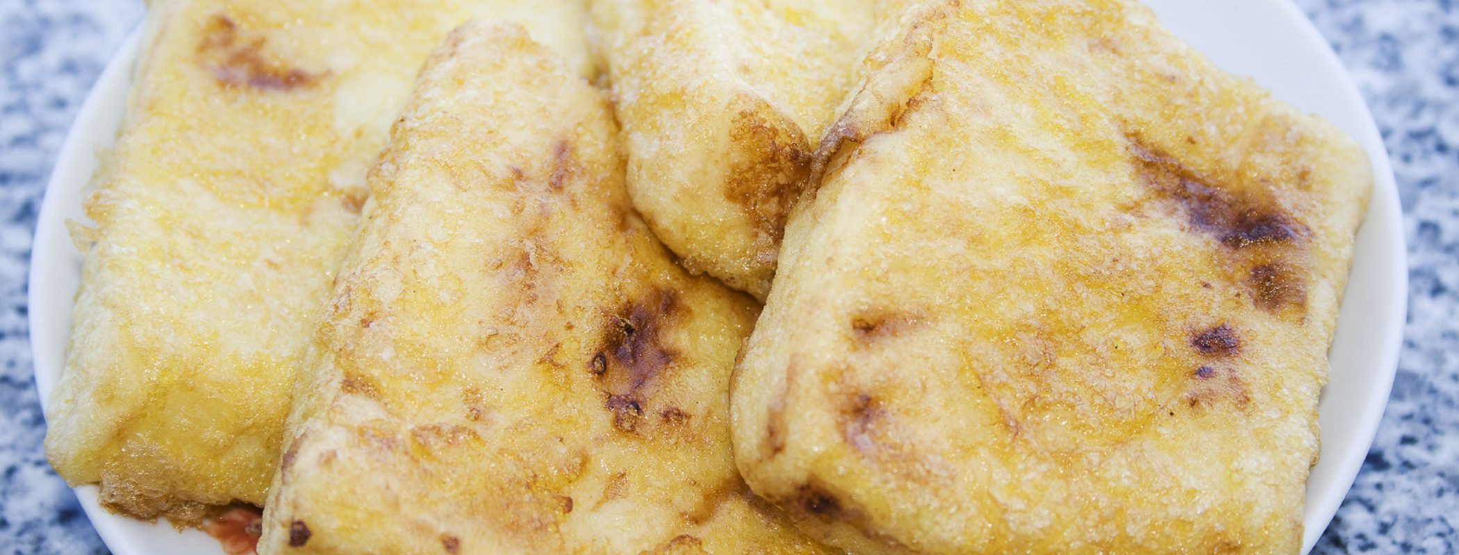 Postres de Navidad: Leche frita de turrón