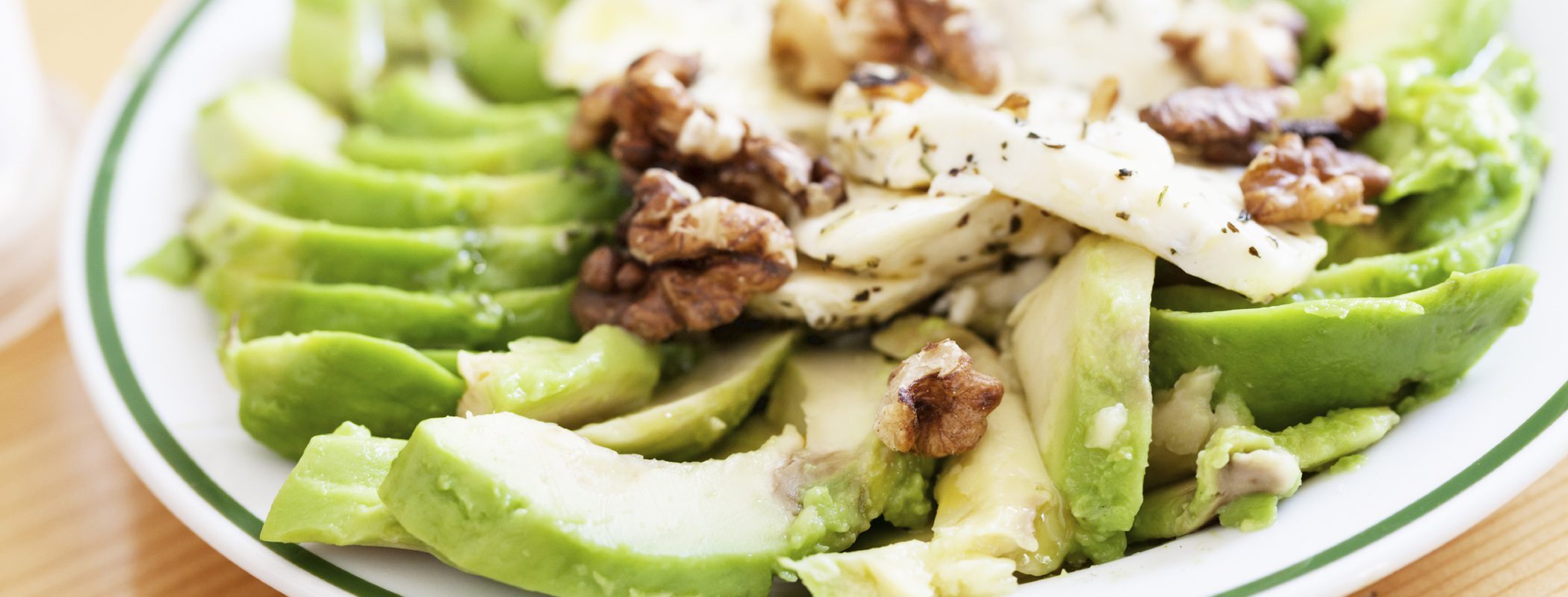 Aperitivo de Navidad: Aguacate con mozzarella