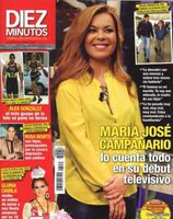 María José Campanario y su debut en televisión en Diez Minutos
