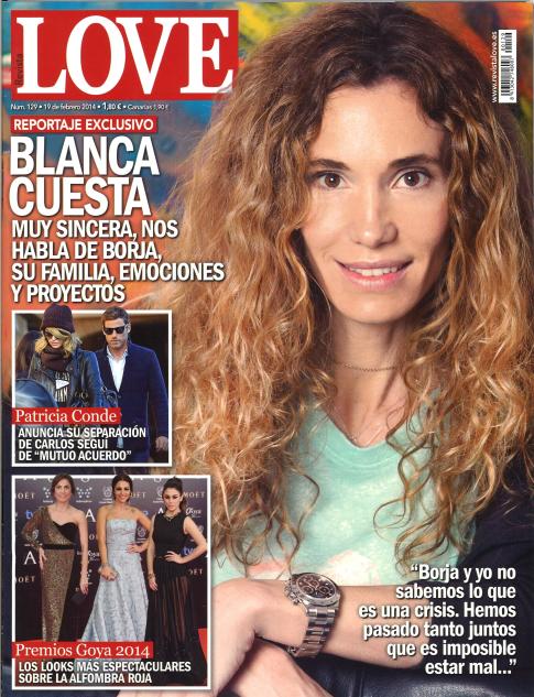 Blanca Cuesta habla de su familia y sus proyectos en Love