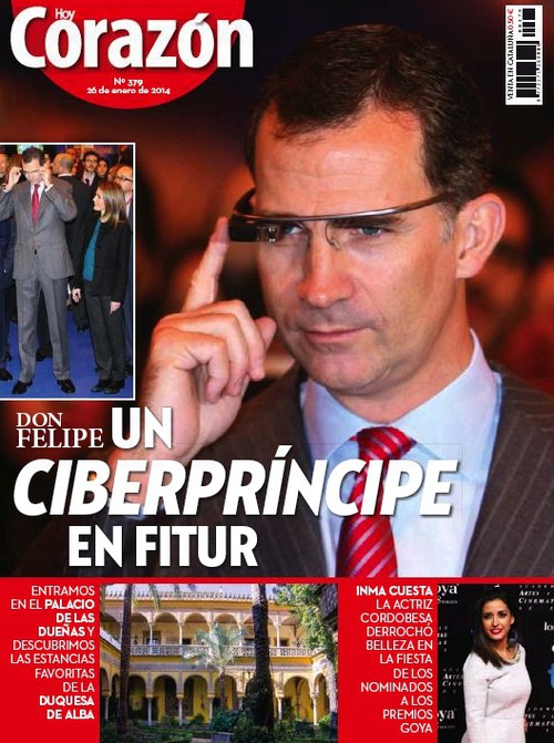 Un ciberpríncipe en FITUR 2014 en la revista Hoy Corazón