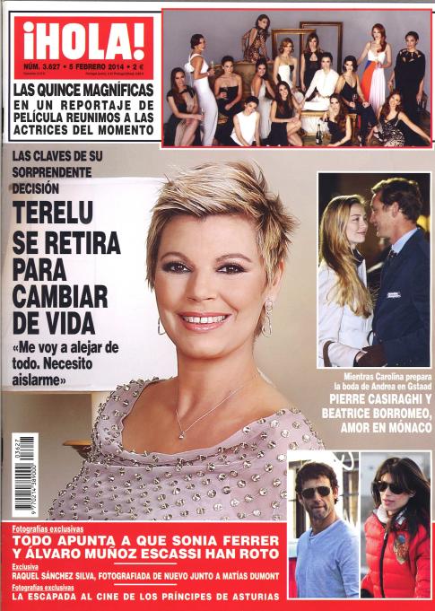 ¡Hola! lleva a su portada a Terelu Campos tras anunciar que deja la televisión temporalmente