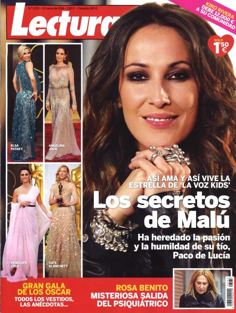 Los secretos de Malú en Lecturas