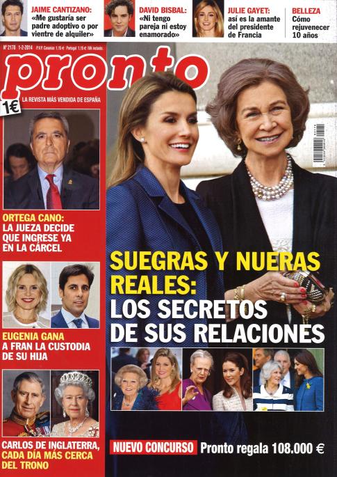 Los secretos de las relaciones de suegras y nueras reales en la portada de Pronto
