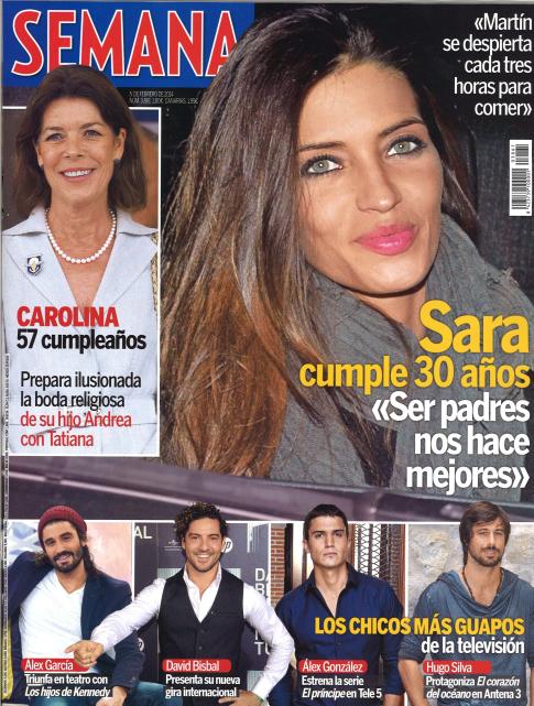Semana celebra el primer cumpleaños de Sara Carbonero como madre