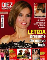 La Princesa Letizia presume de nuevo look en Diez Minutos
