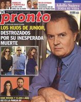 Los hijos de Junior, destrozados por su inesperada muerte en Pronto