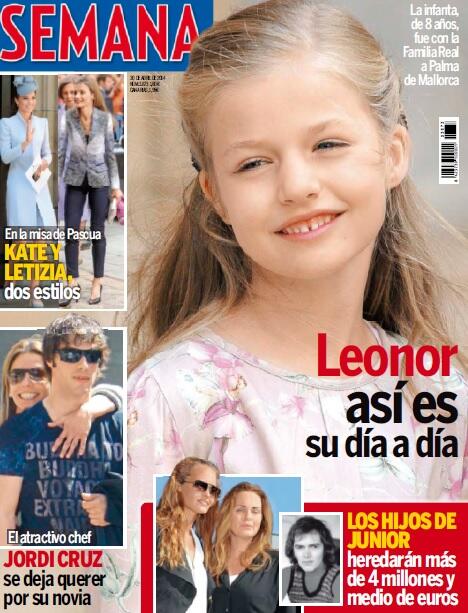 El día a día de la Infanta Leonor en Semana