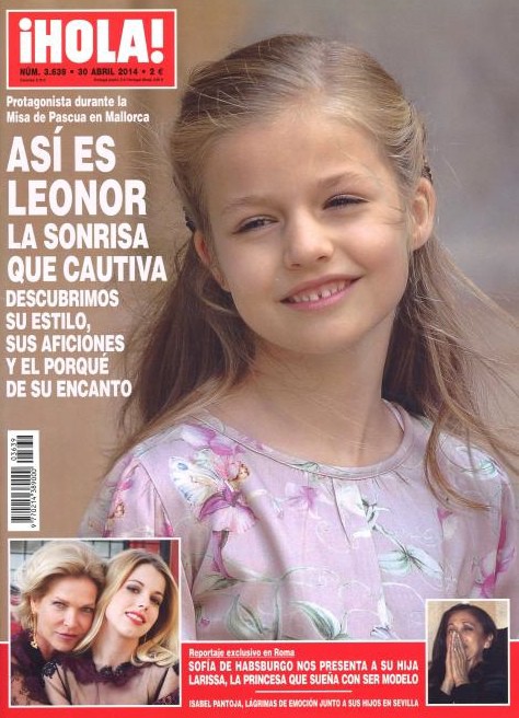 La Infanta Leonor al descubierto en ¡Hola!