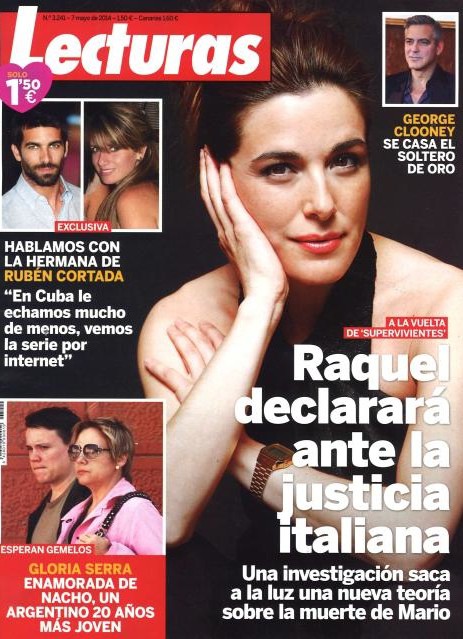 Lecturas cuenta que Raquel Sánchez Silva declarará ante la justicia italiana