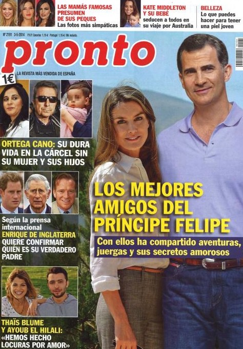 Los mejores amigos del Príncipe Felipe en Pronto