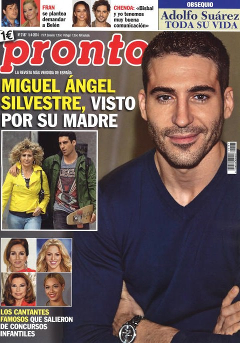 Miguel Ángel Silvestre, visto por su madre en Pronto