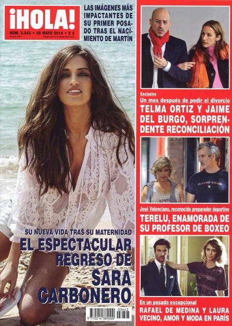 Telma Ortiz y Jaime del Burgo se reconcilian en ¡Hola!