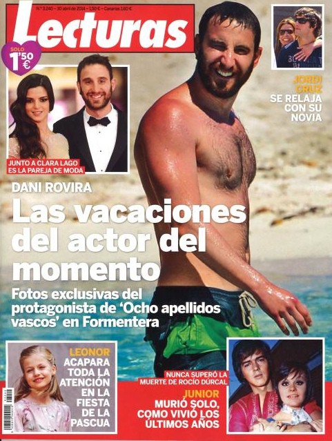 Las vacaciones de Dani Rovira en Lecturas