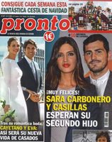 Sara Carbonero y Casillas esperan su segundo hijo en la revista Pronto
