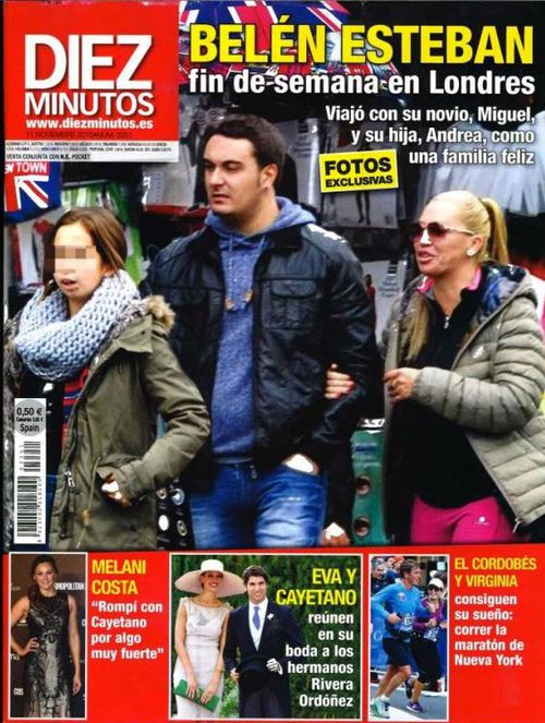 Belén Esteban fin de semana en Londres en Diez Minutos