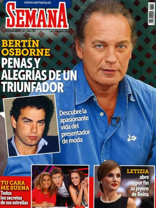 Bertín Osborne, penas y alegrías de un triunfador en Semana