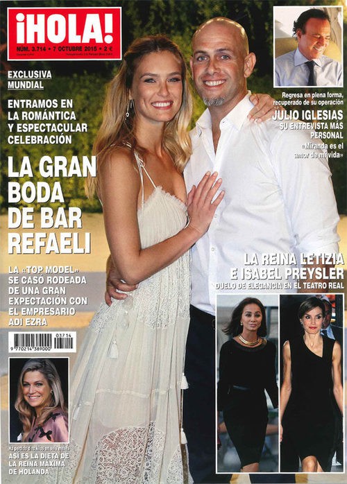 La gran boda de Bar Refaeli en ¡Hola!
