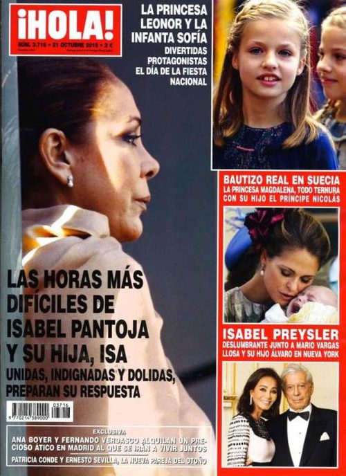 Las horas más difíciles de Isabel Pantoja y su hija Chabelita en ¡Hola!