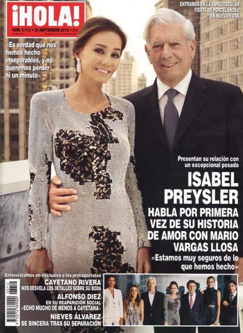 Isabel Preysler habla de su amor con Mario Vargas Llosa en ¡Hola!