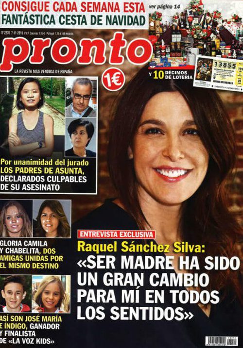 Raquel Sánchez Silva en Pronto: