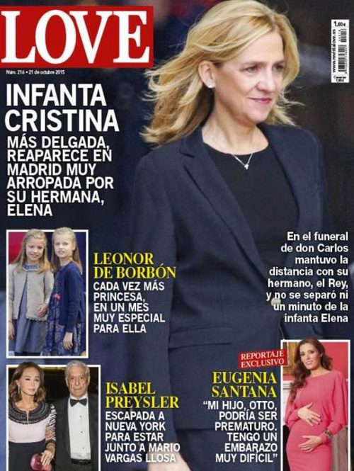 La reaparición de la Infanta Cristina en Love