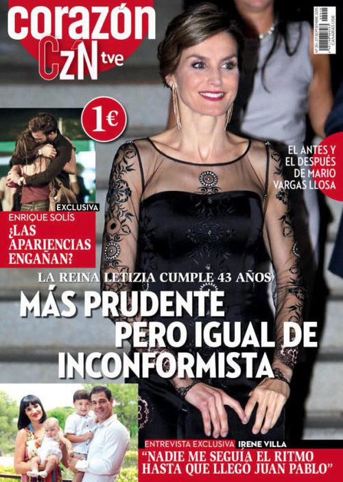 La Reina Letizia cumple 43 años en Corazón
