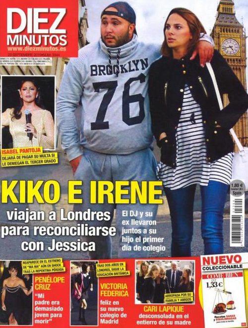 El viaje de Kiko Rivera e Irene Rosales a Londres en Diez Minutos