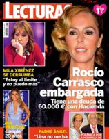 Rocío Carrasco, embargada en la portada de la revista Lecturas