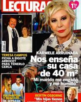 Karmele Marchante, arruinada, enseña su casa de 40 metros en Lecturas