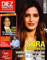 Sara Carbonero en la portada de Diez Minutos