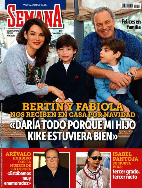 Bertín Osborne y Fabiola Martínez abren las puertas de su casa a Semana por Navidad