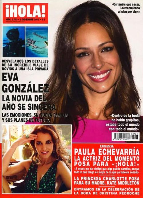 Eva González se sincera en la portada de ¡Hola!