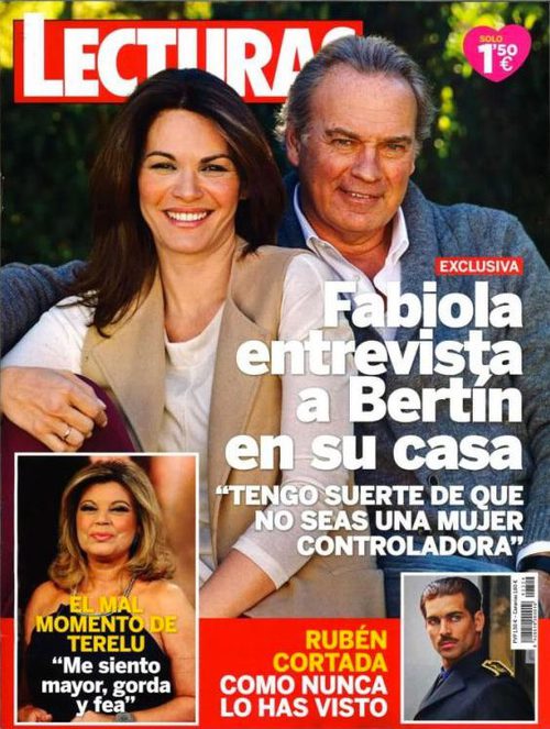 Fabiola Martínez entrevista a Bertín Osborne en su casa en Lecturas