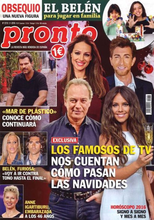 Los famosos de la televisión nos cuentan cómo pasan las Navidades en Pronto