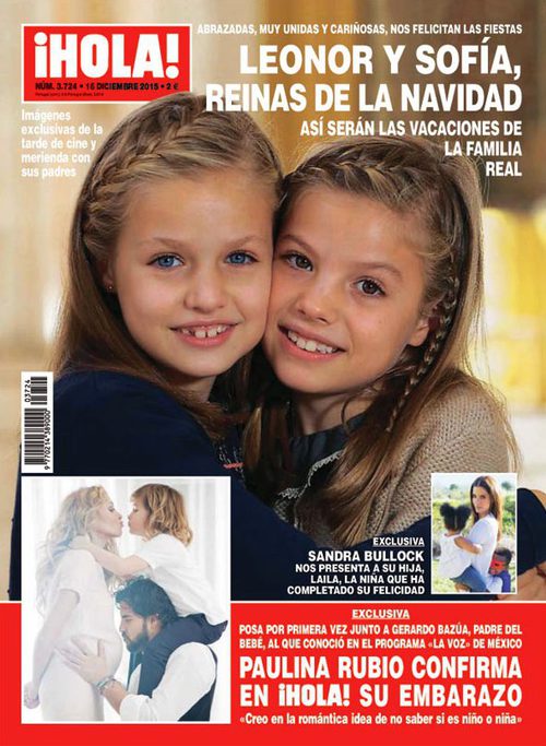 Leonor y Sofía, reinas de la Navidad en la revista ¡Hola!