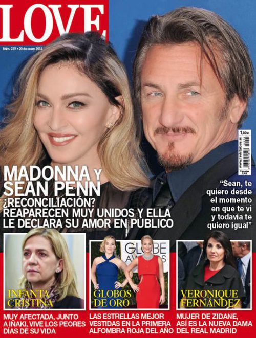 La posible reconciliación de Madonna y Sean Penn en Love