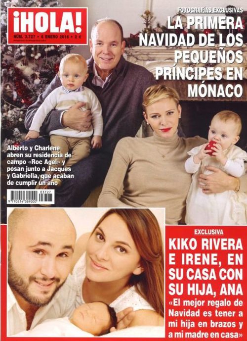 La primera Navidad de los pequeños Príncipes de Mónaco en ¡Hola!