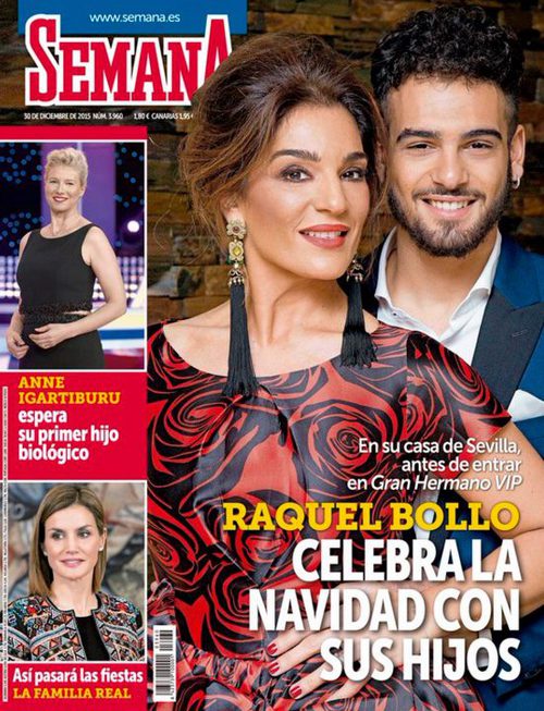 Raquel Bollo celebra la Navidad con su hijos en Semana