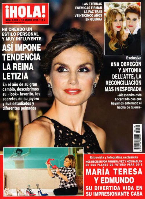 La Reina Letizia impone tendencia en ¡Hola!