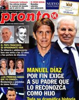 Manuel Díaz exige a su padre que lo reconozca en Pronto