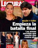 Empieza la batalla final entre Belén Esteban y Toño Sanchís en Lecturas