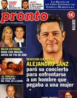 La reacción ejemplar de Alejandro Sanz en Pronto